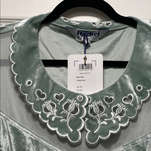 Harkel clothing velvet dress UK18 US14 - Picture 3 of 4